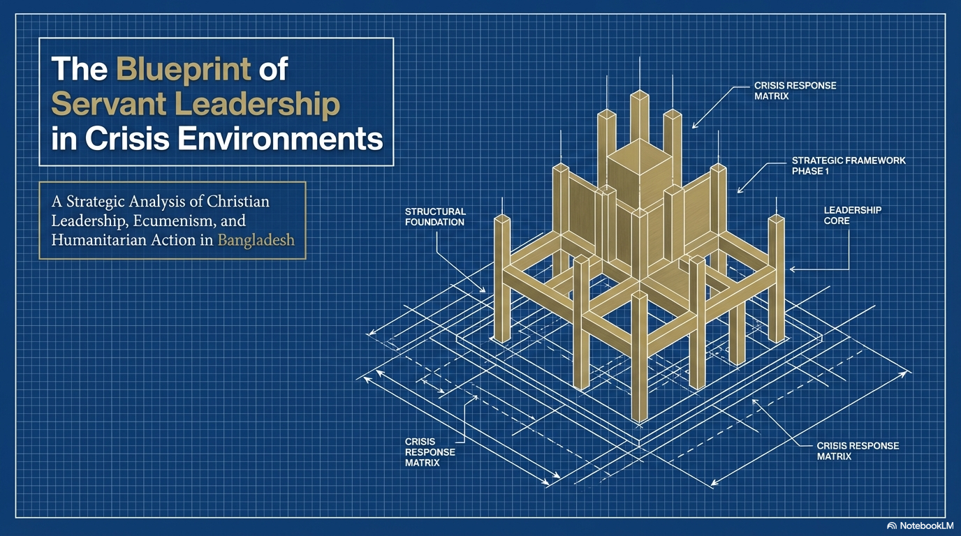 The blueprint of servant leadership in crisis environments showing leadership model, humanitarian action and minority rights in Bangladesh