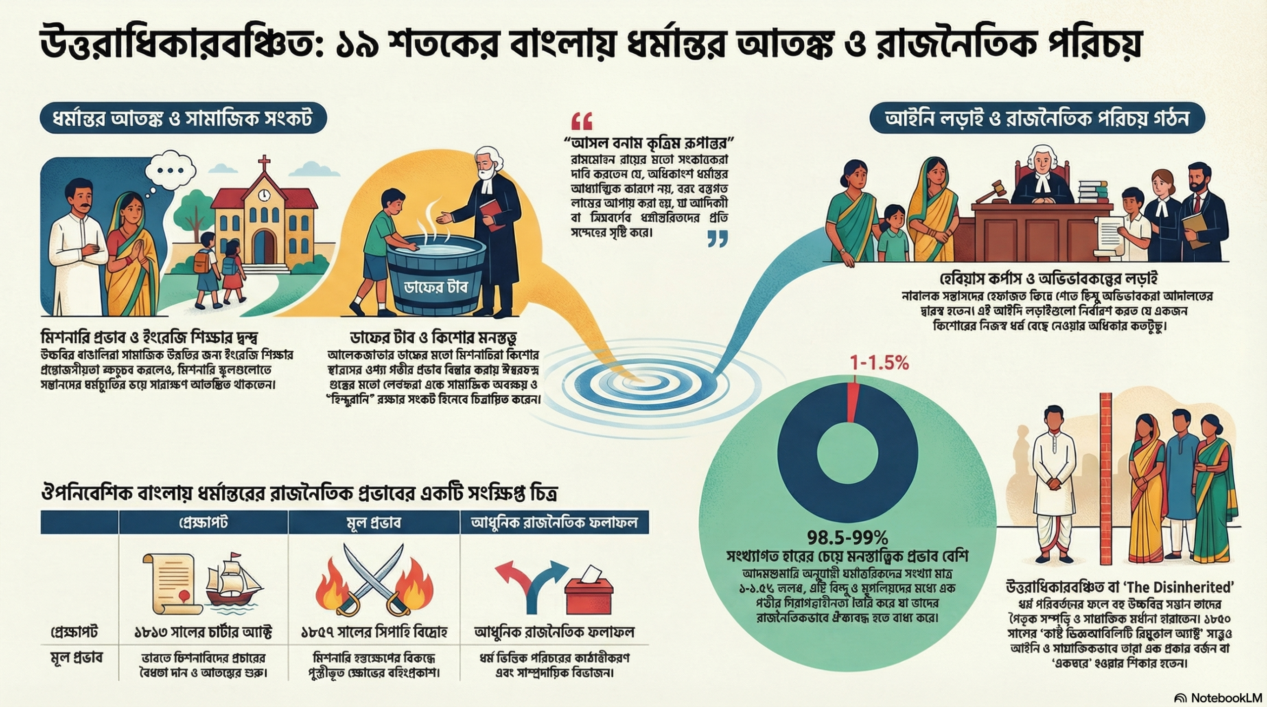 ঔপনিবেশিক বাংলায় ধর্মান্তর, সম্পত্তি ও সামাজিক বর্জনের রাজনীতি বিষয়ক গবেষণামূলক PDF